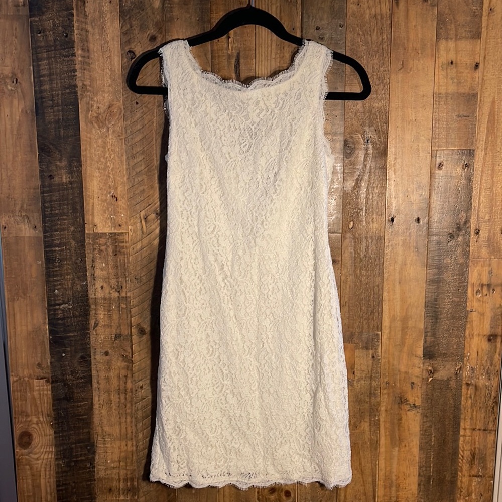 Adrianna Papell Lace Details Dress